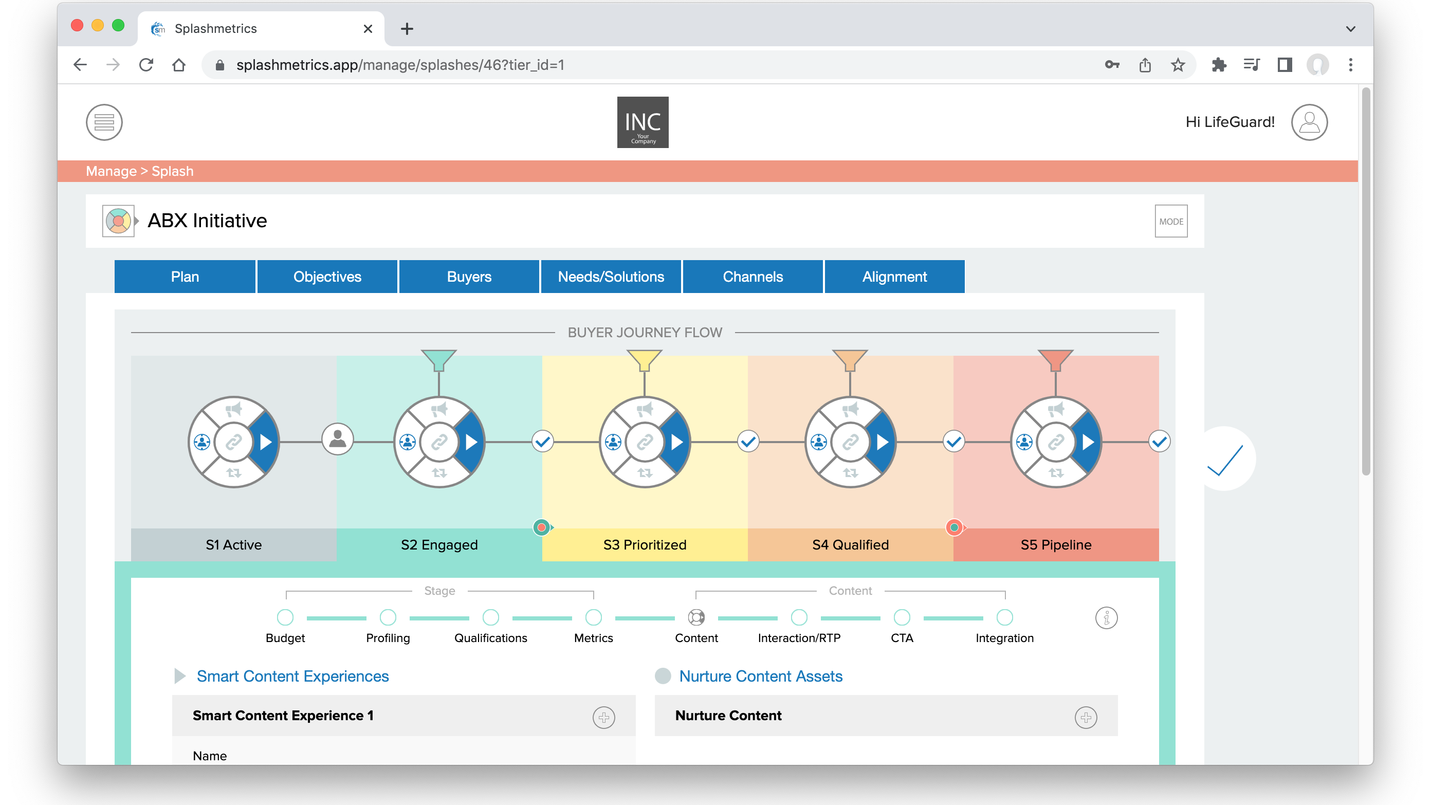 Splashmetrics integration